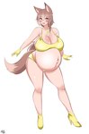 belly big_belly big_breasts breasts cleavage clothed clothing female huge_breasts looking_at_viewer pregnant pregnant_female pregnant_humanoid solo bayoshii animal_humanoid cat_humanoid felid felid_humanoid feline feline_humanoid humanoid mammal mammal_humanoid absurd_res hi_res