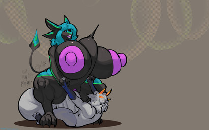 3_fingers 3_toes 4_ears anthro anthro_on_anthro anthro_penetrated anthro_penetrating anthro_penetrating_anthro areola balls beak big_balls big_breasts big_penis black_arms black_body black_breasts black_claws black_ears black_feathers black_fingers black_inner_ear black_legs black_sclera black_tail black_toes blue_body blue_ears blue_feathers blue_hair breasts claws cowgirl_position crouching crouching_cowgirl crouching_cowgirl_position duo feathers feet female female_anthro female_penetrated fingers from_front_position genitals green_body green_feathers grey_background grey_balls grey_beak grey_body grey_feathers grey_penis hair hand_holding huge_balls huge_breasts huge_penis hyper hyper_genitalia hyper_penis long_hair male male/female male_anthro male_penetrating male_penetrating_female multi_ear nipples non-mammal_areolas non-mammal_breasts non-mammal_nipples nude nude_anthro nude_female nude_male on_bottom on_top onomatopoeia oversized_penetration penetration penis plap puffy_areola puffy_nipples purple_areola purple_eyes purple_insides purple_mouth purple_nipples purple_tongue purple_vulva sex sharp_teeth simple_background sound_effects tail teeth text toes tongue vein veiny_penis vulva platinumeggs plat_(platinumeggs) ralena/ralaku avali avian bird corvid corvus_(genus) oscine passerine raven absurd_res hi_res herm_(lore)