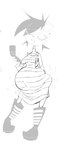 alternative_fashion anthro belly big_belly biped bodily_fluids boots breasts cellphone choker clothed clothed_anthro clothed_female clothing contrapposto dress drooling ear_piercing electronics emanata eye_through_hair eyebrow_through_hair eyebrows eyelashes eyelashes_through_hair fart fart_cloud female female_anthro flip_phone floppy_ears footwear front_view goth grey_emanata hair hair_over_eye holding_cellphone holding_object holding_phone jacket jewelry knee_boots knee_highs legwear lidded_eyes looking_aside navel_outline necklace obese obese_anthro obese_female open_clothing open_jacket open_topwear overweight overweight_anthro overweight_female pattern_clothing pattern_dress phone piercing pigeon_toed pigtails rumbling_stomach saliva shoes short_tail solo standing striped_clothing striped_dress stripes tail tight_clothing topwear translucent translucent_hair maddeku pizza_dog_(maddeku) canid canine canis domestic_dog mammal 2024 full-length_portrait greyscale monochrome portrait unfinished