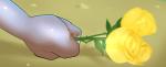 2015 baby_kangaskhan close-up cubone elpatrixf female flower generation_1_pokemon grass kangaskhan nintendo not_furry plant pokemon pokemon_(species) rose_(flower) solo