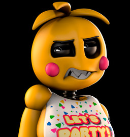 angry beakless bib black_background black_eyelids black_sclera disgust female glowing glowing_eyes heart_pupils machine sharp_teeth simple_background solo teeth text white_eyes yellow_body zelyonka jams3d_(modeler) five_nights_at_freddy's five_nights_at_freddy's_2 scottgames lovetaste_chica toy_chica_(fnaf) animal_humanoid animatronic avian avian_humanoid bird bird_humanoid chicken_humanoid galliform galliform_humanoid humanoid robot robot_humanoid 3d_(artwork) bust_portrait digital_media_(artwork) english_text hi_res icon portrait source_filmmaker_(artwork) watermark