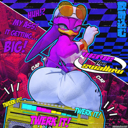 anthro ass_clapping big_butt boombox bottom_heavy butt butt_expansion butt_jiggle confusion dialogue expansion female gold_boombox_(prevence) huge_butt jiggling looking_back motion_lines solo text thick_thighs twerking chubbythixxcat qzk_forte coel3d_(modeler) sega sonic_riders sonic_the_hedgehog_(series) wave_the_swallow avian bird hirundinid oscine passerine swallow_(bird) 1:1 3d_(artwork) digital_media_(artwork) hi_res