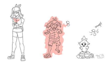 base_one_layout basic_sequence clothed clothes_falling_off clothing feathers female hair human_to_feral linear_sequence one_row_layout pokeball pokemorph sad scared shrinking size_transformation solo species_transformation standing text three_frame_image three_frame_sequence transformation transformation_by_pokeball transformation_sequence blueclayman nintendo pokemon may_(pokemon) pokemon_trainer generation_3_pokemon human mammal pokemon_(species) torchic english_text line_art monochrome sequence