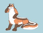 blush male simple_background solo standing borges nieto canid canid_taur canine canine_taur fox fox_taur hybrid mammal mammal_taur mephitid mephitid_taur skunk skunk_taur taur hi_res