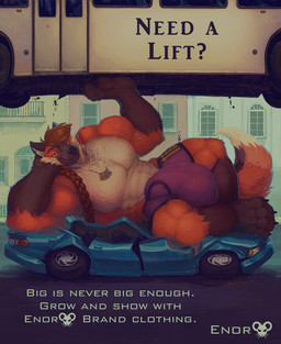 4_toes abs anthro arm_support barefoot biceps big_bulge big_muscles biped black_body black_claws black_eyebrows black_fur black_nose black_tail boxer_briefs braided_hair brown_hair building bulge bus car city claws clothed clothing commercial_vehicle detailed_background detailed_bulge dog_tags exercise eyebrows feet finger_claws fingers fur genital_outline hair huge_muscles leaning_on_elbow long_hair looking_at_viewer lying male multicolored_body multicolored_fur multicolored_tail muscular muscular_anthro muscular_male obliques on_side pecs penis_outline public_transportation purple_clothing purple_underwear quads red_body red_fur red_tail smile smirk solo tail text toe_claws toes topless underwear vehicle vehicle_for_hire weightlifting white_body white_fur white_tail workout nommz nuclearfusion canid canine fox mammal 2020 digital_media_(artwork) english_text