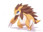 blue_eyes claws eyewear female feral fur glasses solo yellow_body yellow_fur kajinchu nintendo pokemon sabari generation_1_pokemon pokemon_(species) sandslash 2018