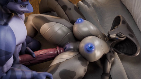 abs anthro audible_ejaculation balls bed biceps big_balls big_breasts big_butt big_penis big_tail blue_body blue_eyes blue_nipples blue_scales blue_vulva bodily_fluids bodyguard_position bouncing_balls bouncing_breasts bouncing_butt breast_jiggle breasts brown_hair bubble_butt butt butt_jiggle cum cum_in_vagina cum_inside curvy_figure detailed_background dialogue duo ejaculation erection eyelashes fangs female fin from_behind_position from_front_position furniture genital_fluids genitals glistening glistening_body glistening_scales good_girl grey_spots guard_position hair huge_balls huge_breasts huge_butt huge_hips huge_penis huge_thighs humanoid_genitalia humanoid_penis inside jiggling leaking leaking_cum long_tail low-angle_view lying male male/female markings mismatched_genitalia mismatched_humanoid_penis mismatched_penis missionary_position moan multicolored_body multicolored_scales muscular muscular_arms nipples non-mammal_balls non-mammal_breasts non-mammal_nipples nude nude_anthro nude_female nude_male on_back on_bed orgasm pecs penetration penis retracted_balls scales sex sharp_teeth short_hair smile snake_hood snout spots spotted_body spotted_scales spread_legs spreading standing standing_sex tail tail_fin teeth thick_thighs vaginal vaginal_penetration voluptuous voluptuous_anthro voluptuous_female vulva wide_hipped_anthro wide_hipped_female wide_hips worm's-eye_view babymoon da.nilkaz_(modeler) thebredfactory_(va) tyrokirex_(modeler) sapphire_(da.nilkaz) sebastian_(xstack3000) cobra fish marine reptile scalie shark snake 16:9 2025 3d_(artwork) 3d_animation 4k absurd_res animated blender_(artwork) digital_media_(artwork) hi_res huge_filesize short_playtime sound voice_acted webm widescreen