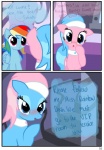 absurd_res aloe_(mlp) blue_body blue_feathers blue_fur blush comic cutie_mark dialogue earth_pony english_text equid equine feathered_wings feathers female feral friendship_is_magic fur hair hasbro hi_res horse inside lotus_(mlp) mammal multicolored_hair my_little_pony mythological_creature mythological_equine mythology pegasus pony pyruvate rainbow_dash_(mlp) rainbow_hair spa tail text wings
