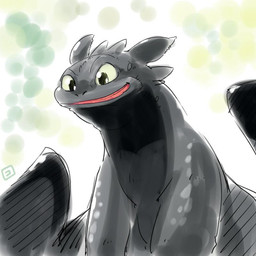 anthro black_body black_eyes feral kemono simple_background solo wings conoji dreamworks european_mythology how_to_train_your_dragon mythology toothless dragon fury_(httyd) mythological_creature mythological_scalie night_fury scalie western_dragon 1:1 2015