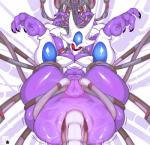 bdsm big_pecs bondage bound female nipple_outline not_furry pecs solo mr5star dragon_ball dragon_ball_z cooler_(dragon_ball) alien frieza_race humanoid hi_res