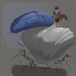 anthro balls big_balls big_penis bodily_fluids clenching_balls cock_vore digestion fatal_vore genital_fluids genitals gurgling_balls huge_balls huge_penis hyper hyper_balls hyper_genitalia hyper_penis machine male male_pred mass_vore nude open_mouth penile penis precum simple_background smile smirk solo sound_effects tail tongue vein veiny_penis vore ace0t0nic protogen robot 1:1 absurd_res hi_res