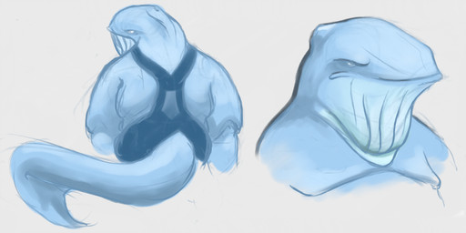 anthro blue_body front_view frown furrowed_eyebrows grey_background looking_at_viewer looking_back looking_back_at_viewer male mouth_closed multiple_angles overweight overweight_anthro overweight_male rear_view simple_background solo tail deriaz aquatic baleen_whale blue_whale cetacean mammal whale 2013 bust_portrait digital_drawing_(artwork) digital_media_(artwork) half-length_portrait portrait