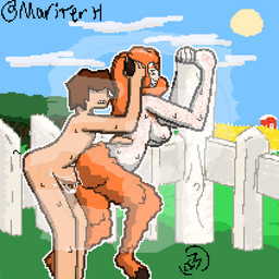 ambiguous_penetration armpit_hair bodily_fluids body_hair breasts brown_hair clenched_teeth cloven_hooves digitigrade dominant dominant_male duo farm female freckled_arms freckled_breasts freckled_face freckled_shoulders freckles fur hair hooves horn horn_pull human_on_humanoid human_penetrating human_penetrating_humanoid humanoid_penetrated interspecies long_hair male male/female orange_body orange_fur orange_hair outside outside_sex penetration petting public pulling_horns sex size_difference sky smaller_male smile steam sweat teeth mariterh animal_humanoid bovid bovid_humanoid bovine bovine_humanoid holstaurus human humanoid mammal mammal_humanoid 1:1 animated