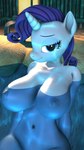 anthro anthrofied bathing bedroom_eyes big_breasts breasts curvy_figure female horn hot_spring looking_at_viewer narrowed_eyes navel nipples nude partially_submerged seductive skinny_dipping solo swimming thick_thighs voluptuous water wide_hips daemont92 friendship_is_magic hasbro my_little_pony mythology rarity_(mlp) equid equine mammal mythological_creature mythological_equine unicorn 3d_(artwork) absurd_res digital_media_(artwork) hi_res source_filmmaker_(artwork)