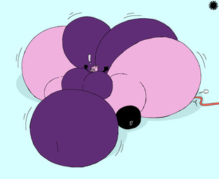 air_inflation anthro armwear bar_emanata belly belly_expansion big_belly big_butt body_inflation boots bubble_butt butt butt_expansion clothing cloud_emanata covered_mouth elbow_gloves emanata exclamation_point expansion eyelashes eyewear femboy flash_emanata footwear fur glasses gloves handwear hose hose_in_butt hose_inflation huge_belly huge_butt huge_thighs hyper hyper_belly hyper_butt hyper_inflation hyper_thighs inflation knee_boots knee_highs legwear leotard logo male markings mole_(marking) navel_outline pink_body pink_fur shoes solo text thick_thighs thigh_expansion thatdawgmurray happy_tree_friends the_mole_(htf) eulipotyphlan mammal mole_(animal) 2026 aliasing artist_logo artist_name digital_media_(artwork) hi_res signature