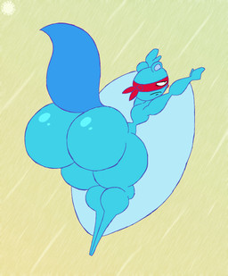 accessory anthro big_butt blue_body blue_fur bottom_heavy bubble_butt butt curvy_figure eyelashes featureless_feet featureless_hands feet femboy flying fur glistening glistening_butt headband huge_butt logo male membrane_(anatomy) membranous_wings narrowed_eyes rear_view solo text thick_thighs wings thatdawgmurray happy_tree_friends splendid_(htf) flying_squirrel mammal rodent sciurid aliasing artist_logo artist_name digital_media_(artwork) hi_res signature