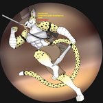 anthro australian australian_hat bandage breasts clothed clothing female gun knife muscular muscular_anthro muscular_female ranged_weapon rifle running smile solo weapon photolol.03 jessica_(photolol.03) cheetah felid feline mammal 1:1 hi_res