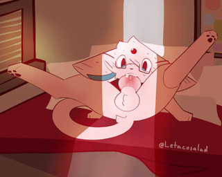 3_toes >_< animal_genitalia animal_penis anus audible_ejaculation autofellatio ball_tuft balls bed bed_covers bed_sheet bedding bedroom big_ears black_blush black_eyes black_nose black_pawpads blinds blinking blinking_at_viewer blue_eyes blue_inner_ear blush blush_lines bodily_fluids bracing butt canine_genitalia canine_penis caught_in_the_act caught_masturbating caught_while_cumming cheek_tuft cum cum_drip cum_in_mouth cum_in_own_mouth cum_in_self cum_inside cum_on_balls cum_on_bed cum_on_butt cum_on_face cum_on_penis cum_on_self cum_on_sheets cum_on_tail cum_splatter cumshot digitigrade doorway_light drinking drinking_cum drinking_own_cum dripping ear_blush ears_back ears_down ejaculation embarrassed erection excessive_cum excessive_genital_fluids eyes_closed eyewear facial_tuft feet feral flexible fluffy fluffy_balls fluffy_sheath forehead_gem forehead_tuft front_view fur fur_tuft furniture gem genital_fluids genitals glasses head_tuft hindpaw inside knot knotted_penis light light_body light_fur long_tail looking_at_viewer looking_pleasured lying lying_on_bed male male_feral masturbation moan monotone_body monotone_fur multicolored_eyes narrowed_eyes nervous nervous_look nervous_sweat on_back on_bed oral oral_masturbation orgasm overstimulation pawpads paws penile penile_masturbation penis penis_squeeze perineum pillow pink_body pink_fur pink_knot pink_penis pink_text pink_tuft pivoted_ears quadruped raised_leg red_gem sheath shocked solo sound_effects spread_legs spreading squint sweat sweaty_ears sweaty_face tail tail_tuft text throbbing throbbing_balls throbbing_knot throbbing_penis toes tuft two_tone_eyes wall_(structure) wearing_glasses white_sclera wide_eyed window window_sill letacosalad sound_warning third-party_edit ziggyzackstash_(va) nintendo pokemon silk_the_espeon canid canine eeveelution espeon felid feline generation_2_pokemon mammal pokemon_(species) 2d_animation 5:4 animated artist_name english_description full-length_portrait hi_res lighting portrait shaded shaded_line_art short_playtime sound sound_edit video