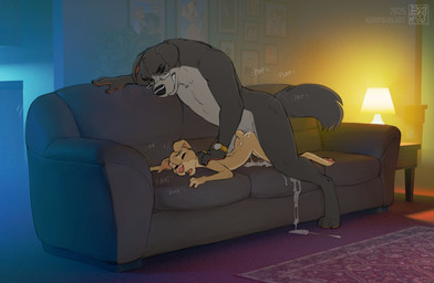 adolescent adult_on_adolescent adult_on_young age_difference anthro anthro_on_anthro anthro_penetrated anthro_penetrating anthro_penetrating_anthro ass_up black_body black_fur black_nose bodily_fluids butt cheating_husband cum cum_inside digit_ring duo eyewear eyewear_only female female_penetrated fur furniture genital_fluids genitals glasses glasses_only infidelity inside jewelry large_penetration larger_male loli looking_pleasured male male/female male_penetrating male_penetrating_female nude nude_anthro nude_female nude_male older_male older_on_young on_sofa penetration penile penile_penetration penis ring sex size_difference smaller_female smaller_penetrated sofa tan_body tan_fur wearing_glasses wedding_ring young young_anthro young_female young_penetrated younger_anthro younger_female younger_penetrated zaush mandy_(zaush) mr._richardson_(zaush) canid canine canis domestic_dog mammal 2025 hi_res