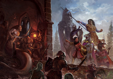 angry anthro apode armor beak black_body black_hair bottomwear brown_body brown_fur building cape clothing cloud crossbow day detailed_background female fire fur glowing glowing_eyes group hair halo hat headgear headwear helmet holding_melee_weapon holding_object holding_pickaxe holding_polearm holding_spear holding_sword holding_weapon horn legless magic_user male melee_weapon muscular muscular_male navel open_mouth outside pants pauldron plant plate_armor polearm ranged_weapon sculpture serpentine size_difference spear split_form statue sword tree weapon window guido_kuip asian_mythology dungeons_and_dragons east_asian_mythology european_mythology greek_mythology hasbro japanese_mythology kobold_press mythology wizards_of_the_coast aasimar avian centaur draconcopode dragonborn_(dnd) equid equid_taur gnoll human humanoid humanoid_taur hyena kenku kobold lamia mammal mammal_taur reptile scalie snake taur tengu tiefling undead warforged yokai 2015 hi_res official_art