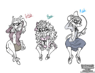 adjusting_glasses bottomwear bow_ribbon chest_tuft clipboard clothing corset_dress curly_hair dress_shoes eyewear fur glasses hair hands_behind_head hands_in_hair loafers looking_away nylon_stockings pattern_bottomwear pattern_clothing pattern_skirt pattern_topwear plaid plaid_bottomwear plaid_clothing plaid_skirt plaid_topwear skirt smile smiling_at_viewer smirk smirking_at_viewer text tied_hair topwear tuft untucked_shirt vest wearing_glasses wool_(fur) wool_hair wastedtimeee bovid caprine goat mammal mouse murid murine rodent sheep absurd_res english_text hi_res line_art