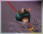 anthro blue_eyes bob_cut female sad solo sunstripe currents_(tame_impala) tame_impala willow_(sunstripe) domestic_cat felid feline felis mammal hi_res meme