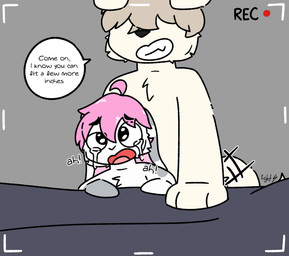 adult_on_child adult_on_young age_difference anal anal_penetration anthro black_eyes black_nose bodily_fluids brown_hair camera_view crying duo exclamation_point forced forced_anal from_behind_position fur grey_body grey_ears grey_fur hair hair_over_eyes long_ears male male/male male_penetrated male_penetrating male_penetrating_male multicolored_body multicolored_ears multicolored_fur penetration penile penile_penetration penis_in_ass pink_hair rape recording sex shota size_difference smile speech_bubble standing_doggystyle tail tan_body tan_ears tan_fur tan_tail tears teeth text toddler tongue two_tone_body two_tone_ears two_tone_fur white_body white_ears white_fur young young_anthro young_male young_penetrated younger_male younger_penetrated lightningb0lt01 canid canine canis domestic_dog lagomorph leporid mammal rabbit 2025 absurd_res digital_media_(artwork) english_text hi_res signature
