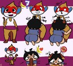 anthro balls_deep big_butt bubble_butt butt duo eye_roll first_person_view heart_eyes heart_symbol implied_oral interspecies kneeling looking_pleasured male male/male male_anthro male_human oral oral_penetration penetration klutzatdusk animal_crossing nintendo raul_(klutzatdusk) simon_(animal_crossing) villager_(animal_crossing) haplorhine human mammal monkey primate