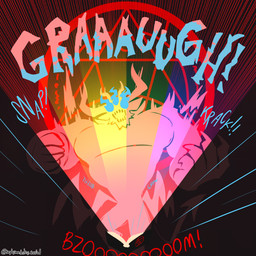 3_eyes body_size_growth book demonic dialogue glowing glowing_eyes growth horn lgbt_pride magic magic_book magic_user male mid_transformation multi_eye muscle_growth muscular muscular_male pecs pride_colors rainbow ritual ritual_circle screaming sharp_teeth size_transformation solo species_transformation teeth text transformation transformation_through_magic sophymn lgbt_pride_month demon 1:1 2026 digital_drawing_(artwork) digital_media_(artwork) english_text hi_res story story_in_description
