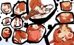 4_breasts animal_humanoid belly belly_expansion belly_inflation big_belly big_breasts bodily_fluids bovid bovid_humanoid bovine bovine_humanoid breasts breasts_and_teats brown_hair cattle_humanoid cleavage clothed clothing curvy_figure erect_nipples expansion female hair human_to_anthro humanoid hypno-hatter inflation lactating lilith_(pharaoh-sauron) mammal mammal_humanoid milk multi_breast navel nipples outie_navel solo species_transformation teats tight_clothing transformation udders voluptuous