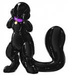 ambiguous_gender anthro ball_hood bdsm big_tail clothing collar faceless featureless_crotch glistening holding_head latex latex_clothing latex_skinsuit long_tail purple_collar rubber_clothing simple_background skinsuit solo standing tail tight_clothing white_background tallarra terrev felid mammal pantherine snow_leopard 2019 digital_drawing_(artwork) digital_media_(artwork) hi_res