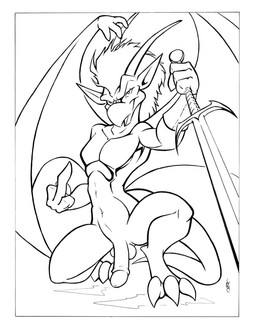 anthro balls featureless_chest genitals gesture hair hand_gesture horn humanoid_genitalia humanoid_penis male melee_weapon membrane_(anatomy) membranous_wings middle_finger nude penis pointy_ears solo sword tail weapon wings alex_spastic disney gargoyles brooklyn_(gargoyles) gargoyle scalie monochrome