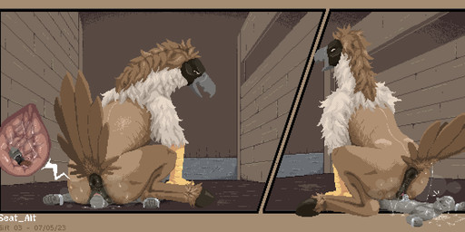 animal_genitalia animal_vulva anus aroused barn bestiality bodily_fluids chastity_cage chastity_device cunnilingus dominant dominant_female dominant_feral duo equine_genitalia equine_vulva facesitting female female_rape feral forced genital_fluids genitals internal larger_dom male male/female musk oral restrained_arms sex sitting sitting_on_another size_difference submissive submissive_male sweat vaginal vaginal_fluids vulva mustard_(welcometothevoid) european_mythology greek_mythology mythology pirate_eagle avian hippogriff human mammal mythological_avian mythological_creature 7:3 absurd_res digital_media_(artwork) hi_res pixel_(artwork)