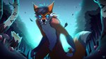 anthro darkness demonic hungry hunting light male moonlight night solo kete shadel_fox canid canine demon fox mammal 16:9 digital_media_(artwork) widescreen