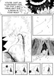 angry blood blood_on_face bodily_fluids comic_panel dialogue ellipsis male outside plant solo sparkles speech_bubble tree realius human mammal black_and_white comic cross-hatching halftone hatching_(art) hi_res monochrome pen_(artwork) shaded traditional_media_(artwork)