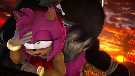 blue_body blue_fur bodily_fluids clothing drooling duo female footwear fur gloves green_eyes hair handwear male male/female open_mouth pink_body saliva sex sunset tongue tongue_out brandi sega sonic_the_hedgehog_(series) sonic_unleashed amy_rose sonic_the_hedgehog sonic_the_werehog eulipotyphlan hedgehog mammal werecreature wereeulipotyphlan werehog 16:9 3d_(artwork) 4k absurd_res digital_media_(artwork) hi_res source_filmmaker_(artwork) widescreen