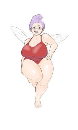 bare_shoulders barefoot bent_arm bent_leg big_breasts biped black_eyebrows blue_eyewear blue_glasses breasts clothed clothed_female clothed_humanoid clothing collarbone ear_piercing ear_ring elderly elderly_female elderly_humanoid eyebrows eyelashes eyewear feet female fingers front_view glasses glistening glistening_arms glistening_body glistening_clothing glistening_legs glistening_nose glistening_skin glistening_swimwear glistening_thighs green_eyes grin grinning_at_viewer hair hand_on_hip hand_on_own_hip huge_breasts insect_wings iris light_body light_hair light_skin lipstick makeup markings mature_female mature_humanoid mole_(marking) nails no_pupils not_furry on_one_leg one-piece_swimsuit piercing pink_lipstick pose purple_hair raised_eyebrow red_clothing red_swimwear ring_piercing short_hair simple_background smile smiling_at_viewer solo standing star star_ear_piercing star_ear_ring swimwear teeth thick_thighs toenails toes wearing_glasses white_background white_sclera wings jopuari_(artist) dreamworks shrek_(series) fairy_godmother_(shrek) fairy humanoid 2024 absurd_res digital_drawing_(artwork) digital_media_(artwork) full-length_portrait hi_res pinup portrait