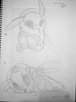 antennae_(anatomy) breasts female feral multi_limb non-mammal_breasts unknown_artist arthropod insect lepidopteran moth 3:4 absurd_res grandfathered_content hi_res monochrome