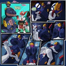 anthro apode areola armor bed big_breasts black_areola black_nipples bodily_fluids bottomwear bouncing_breasts breast_play breasts chu_(sound_effect) clothing collar crying cum cum_in_vagina cum_inside dialogue duo ejaculation female from_front_position furniture genital_fluids genitals happy happy_sex heart_symbol hissing hug huge_breasts larger_female leash legless loincloth lying lying_on_bed male male/female markings moon nipples nude on_back on_bed penetration penis pink_vulva pokemorph red_markings serpentine sex size_difference slave smaller_male speech_bubble tail tears text titfuck vaginal vaginal_penetration vulva weapon_tail diamond_grenadier nintendo pokemon crim_(diamond_grenadier) sheeva_(diamond_grenadier) draconcopode generation_3_pokemon naga pokemon_(species) reptile scalie seviper zangoose 1:1 absurd_res english_text hi_res