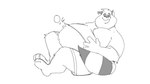 after_vore ambiguous_gender anthro arm_tuft belly belly_pat belly_play big_belly black_ears black_nose bloated bottomwear chubby_cheeks chubby_face clothing digestion duo facial_markings hand_imprint head_markings head_tuft hiccuping ill_fitting_clothing imprint looking_at_belly looking_pleasured male male/ambiguous male_pred markings mask_(marking) moobs overweight overweight_anthro overweight_male ring_(marking) shirt shocked shorts sitting sitting_on_ground smile struggling struggling_prey t-shirt tail topwear tuft vore wardrobe_malfunction readyadsen ambiguous_species mammal procyonid raccoon animated