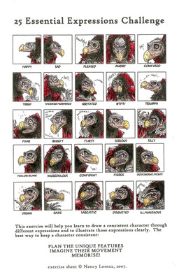 angry anthro elderly elderly_intersex expressions gown happy herm intersex multi_limb renaissance_clothing smile solo text whimper skekla_(artist) the_dark_crystal skeksil_the_chamberlain alien skeksis absurd_res english_description english_text expression_sheet hi_res