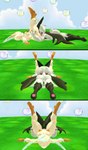 anthro anus areola big_breasts big_nipples breasts brown_areola brown_nipples cunnilingus duo female female/female genitals green_pussy holding_both_legs leaf leaf_ears nipples oral pussy sex spread_legs spreading vaginal silverteam2017 nintendo pokemon pokemon_amie eeveelution generation_4_pokemon generation_9_pokemon leafeon meowscarada pokemon_(species) 3d_(artwork) digital_media_(artwork) hi_res mikumikudance_(artwork)