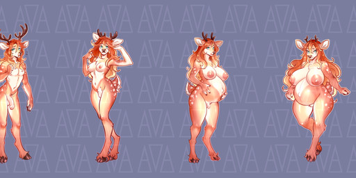 anthro antlers areola big_breasts breasts female female_anthro femboy flaccid foreskin fur gender_transformation genitals genitals_shrinking gynomorph gynomorph_anthro hooves horn huge_breasts intersex intersex_anthro male male_anthro markings mtf_transformation mtg_transformation mti_transformation nipples nude nude_anthro nude_female nude_gynomorph nude_intersex nude_male penis penis_shrinking pregnant pregnant_female pregnant_gynomorph pregnant_intersex solo spots spotted_body spotted_fur thick_thighs transformation transformation_sequence vulva wide_hips devilishfours deer mammal absurd_res hi_res sequence