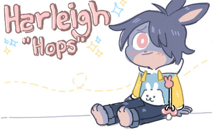 anthro blue_body blue_fur blue_hair clothing countershading fur hair hair_over_eye male pacifier pacifier_clip paws pink_body pink_countershading pink_eyes simple_background solo sweater text topwear young young_anthro binkybnuuy harleigh_(binkybnuuy) lagomorph leporid mammal rabbit colored colored_sketch digital_drawing_(artwork) digital_media_(artwork) oekaki pawprint.ing_(artwork) sketch