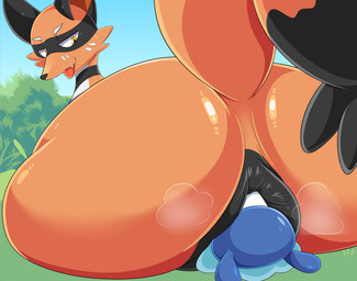 anal anus ass_in_face big_anus big_butt body_worship butt butt_sniffing butt_worship duo face_in_ass facesitting feral happy hyper lying male male/male musk nose_to_anus on_back oral pinned pinned_to_ground rimming sex sitting sitting_on_another sniffing snout_fuck nikkibunn nintendo pokemon aquatic canid canine generation_7_pokemon generation_8_pokemon mammal nickit pinniped pokemon_(species) popplio 2022
