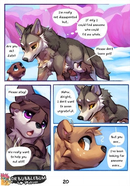 begging blue_eyes brown_body brown_fur dialogue feral freckled_face freckles fur genitals group orange_eyes penis purple_eyes question_mark text conditional_dnp dr.bubblebum teggy_(dr.bubblebum) zato_(dr.bubblebum) canid canine canis mammal mustelid otter wolf 2025 comic english_text hi_res multiple_scenes