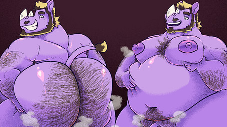 anthro areola belly big_areola big_butt big_nipples body_hair butt butt_hair fupa male musclegut muscular musk musky_butt nipples nude nude_anthro nude_male pecs presenting presenting_hindquarters presenting_pecs solo telstartelstar nebun_(telstartelstar) mammal rhinoceros 16:9 widescreen