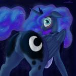 2014 anus blue_eyes blue_fur blue_hair blush butt cutie_mark equine female feral friendship_is_magic fur hair horn long_hair looking_at_viewer mammal my_little_pony princess_luna_(mlp) pussy solo winged_unicorn wings xanthor
Rating: Explicit
Score: 16
User: lemongrab
Date: April 02, 2014