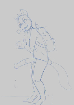 animal_genitalia animal_penis anthro backpack balls big_penis blush bottomless clothed clothing equine_genitalia equine_penis erection genitals hands_together hooves huge_penis long_penis male partially_clothed penis small_but_hung solo thick_penis mushyotter asinus donkey equid equine mammal digital_drawing_(artwork) digital_media_(artwork) sketch