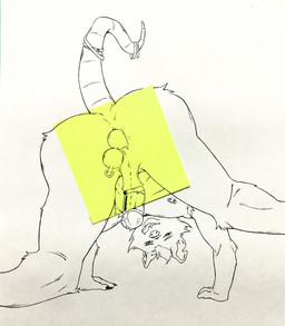anal anal_penetration anthro anus balls bodily_fluids butt claws dildo dildo_in_ass dildo_insertion finger_claws fur genitals hair ink looking_at_viewer male nipple_piercing nipples nude object_in_ass penetration penis piercing sex_toy sex_toy_in_ass sex_toy_insertion smile solo tail tongue bug_eater epic_games fortnite skillet_(fortnite) american_opossum mammal marsupial virginia_opossum absurd_res hi_res traditional_media_(artwork)